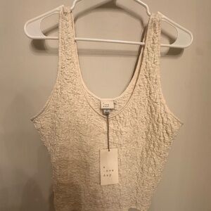 A New Day Cream Crop Tank Top